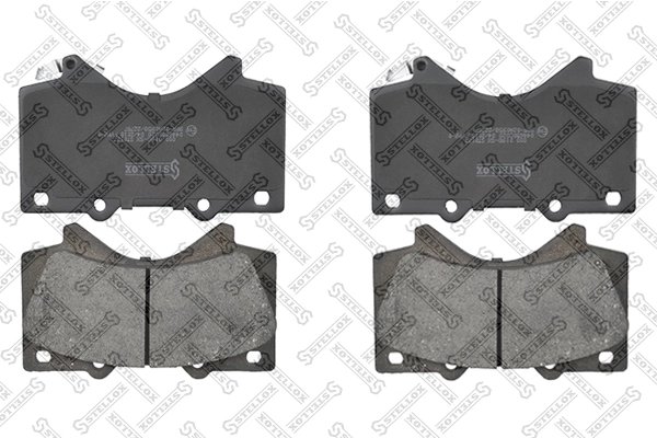 SET PLACUTE FRANA STELLOX 000 019B-SX - Compatibil cu HYUNDAI, LANCIA, LEXUS, TOYOTA, TOYOTA (FAW)