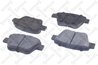 Set placute frana Stellox 000 025B-SX