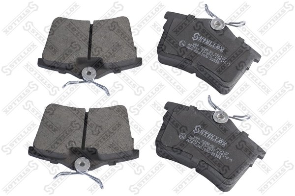 Set placute frana Stellox 000 029B-SX