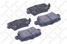 SET PLACUTE FRANA STELLOX 000 076B-SX - Compatibil cu HONDA