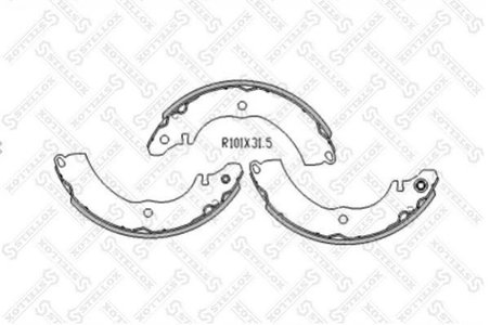 SET SABOTI FRANA STELLOX 000 119-SX - Compatibil cu MITSUBISHI