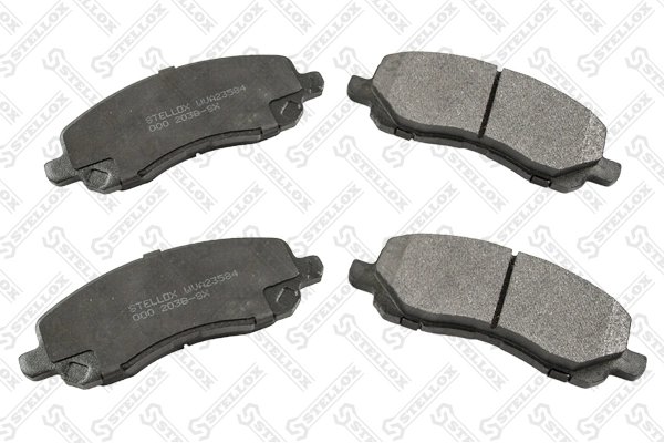 Set placute frana Stellox 000 203B-SX