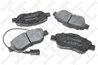 SET PLACUTE FRANA STELLOX 000 243B-SX - Compatibil cu ABARTH, AUDI, CITROEN, FIAT, FORD, LANCIA, OPEL, PEUGEOT, SEAT, SKODA, VW