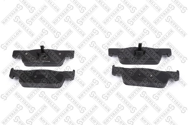 SET PLACUTE FRANA STELLOX 000 572B-SX - Compatibil cu DACIA, RENAULT, SMART