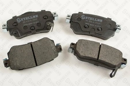 Set placute frana Stellox 000 671B-SX