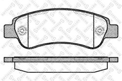 Set placute frana Stellox 001 090B-SX