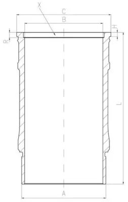 Camasa cilindru MAHLE 001 LW 00143 001