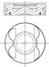 PISTON MAHLE 001 PI 00106 000 - Compatibil cu MERCEDES-BENZ