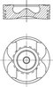 PISTON MAHLE 001 PI 00177 002 - Compatibil cu MERCEDES-BENZ