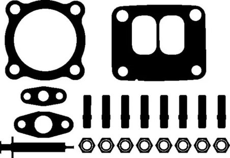 Set montaj turbo MAHLE 001 TA 15055 000