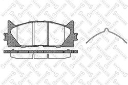 Set placute frana Stellox 002 007-SX