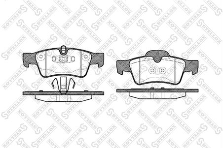 SET PLACUTE FRANA STELLOX 002 017-SX - Compatibil cu MERCEDES-BENZ