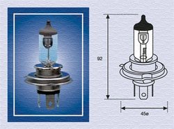 BEC, FAR FAZA LUNGA MAGNETI MARELLI 002156100000 - Piesa auto compatibila cu mai multe marci