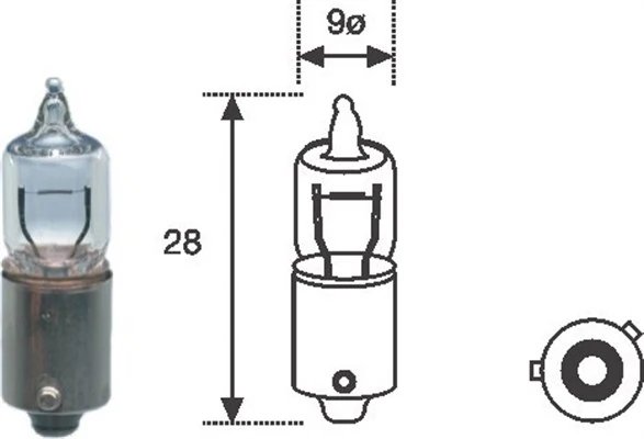BEC, LAMPA SPATE MAGNETI MARELLI 002701100000 - Piesa auto compatibila cu mai multe marci
