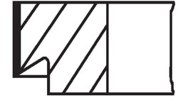 SET SEGMENTI PISTON MAHLE 004 15 N0 - Piesa auto compatibila cu mai multe marci