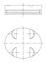 Piston MAHLE 005 24 01