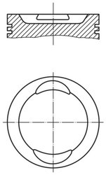 Piston MAHLE 009 41 00