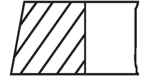 SET SEGMENTI PISTON MAHLE 009 36 N0 - Compatibil cu AUTOBIANCHI, FIAT, LANCIA