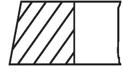 SET SEGMENTI PISTON MAHLE 009 86 N0 - Compatibil cu FIAT, IVECO, UAZ