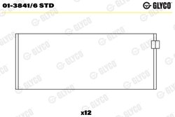 Cuzineti biela Glyco 01-3841/6 STD