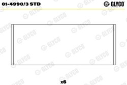 Cuzineti biela Glyco 01-4990/3 STD
