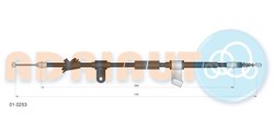 CABLU FRANA DE MANA ADRIAUTO 01.0253 - Compatibil cu ALFA ROMEO