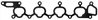 GARNITURA GALERIE ADMISIE ELRING 010.160 - Compatibil cu MITSUBISHI
