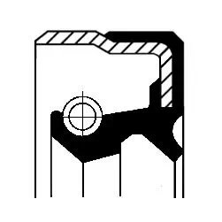 SIMERING DIFERENTIAL CORTECO 01019887B - Compatibil cu MAN, MERCEDES-BENZ