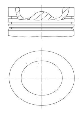 Piston MAHLE 011 PI 00109 000