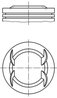 PISTON MAHLE 011 PI 00111 000 - Compatibil cu BUICK (SGM), CHEVROLET, CHEVROLET (SGM), OPEL, VAUXHALL
