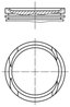 PISTON MAHLE 011 PI 00112 002 - Compatibil cu BUICK, BUICK (SGM), CHEVROLET, HOLDEN, OPEL, VAUXHALL