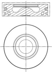 Piston MAHLE 013 PI 00137 002