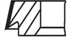 SET SEGMENTI PISTON MAHLE 016 02 N0 - Compatibil cu FORD
