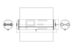 Rezervor aer sistem compresor PE Automotive 016.368-80A