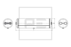 REZERVOR AER SISTEM COMPRESOR PE AUTOMOTIVE 016.370-80A - Compatibil cu MERCEDES-BENZ