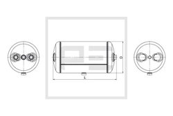 REZERVOR AER SISTEM COMPRESOR PE AUTOMOTIVE 016.375-80A - Compatibil cu MERCEDES-BENZ
