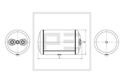 Rezervor aer sistem compresor PE Automotive 016.377-80A