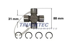 Articulatie, arbore articulat Trucktec Automotive 02.34.012