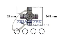 Articulatie, arbore articulat Trucktec Automotive 02.34.053