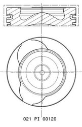 PISTON MAHLE 021 PI 00120 000 - Compatibil cu NISSAN, RENAULT