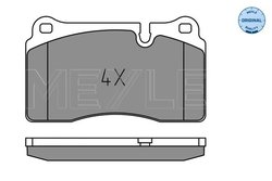 Set placute frana Meyle 025 202 1717
