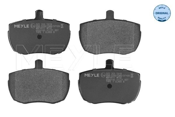 SET PLACUTE FRANA MEYLE 025 203 5918 - Compatibil cu FORD, LAND ROVER