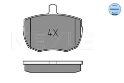 SET PLACUTE FRANA MEYLE 025 203 5918 - Compatibil cu FORD, LAND ROVER