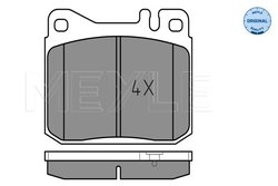 SET PLACUTE FRANA MEYLE 025 203 9215 - Compatibil cu MERCEDES-BENZ