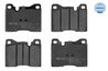SET PLACUTE FRANA MEYLE 025 204 3715 - Compatibil cu BMW