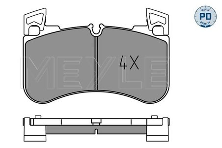 Set placute frana Meyle 025 205 8117/PD