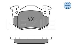 SET PLACUTE FRANA MEYLE 025 206 3415 - Compatibil cu RENAULT