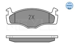 Set placute frana Meyle 025 208 8715