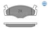 Set placute frana Meyle 025 208 8715