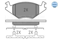 SET PLACUTE FRANA MEYLE 025 208 8719 - Compatibil cu SEAT, VW